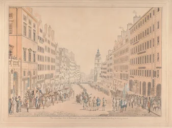 Vista de la calle Mayor de Edimburgo y el Comisario