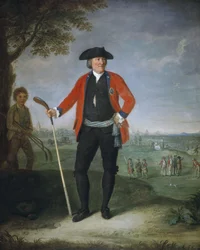 William Inglis, c 1712 - 1792. Cirujano y capitán de la Honorable Compañía de Golfistas de Edimburgo.