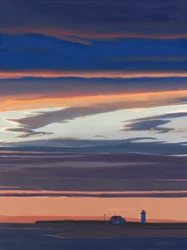 Race Point Finish, 2017 (óleo sobre lienzo)