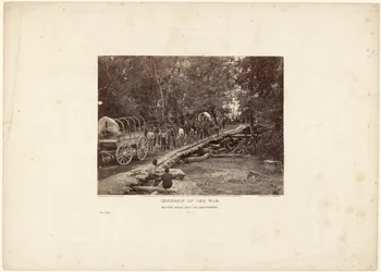 Puente militar sobre el Chickahominy