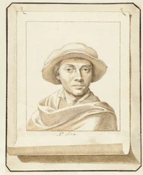 Retrato de un hombre, según un modelo del siglo XVI
