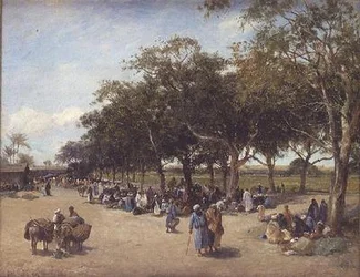 Junto a la carretera a las Pirámides, El Cairo