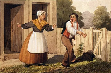 El esposo borracho, c.1818