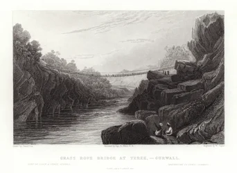 Puente de cuerda de hierba
