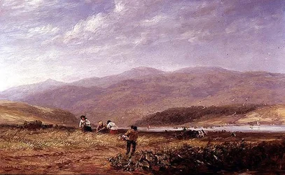 Segadores en un Paisaje Galés
