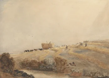 Haciendo heno, c.1808