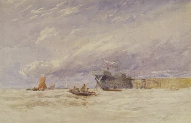 En el Medway, c.1845-50