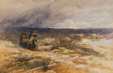 Los recolectores de turba cerca de Bettws-Y-Coed, Gales del Norte