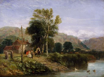 Esperando el ferry, 1845