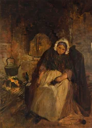 Una Anciana Dormida, 1859