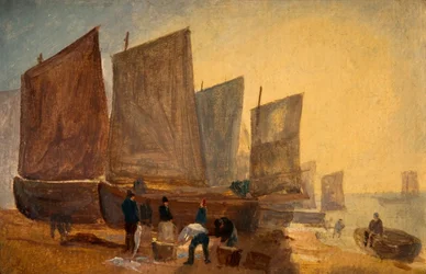 Barcos de pesca, Hastings, 1813