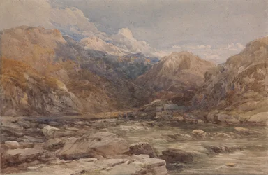 Paisaje Fluvial en Gales, ca. 1850