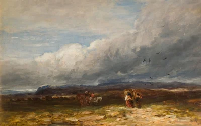 Los recolectores de turba, 1850