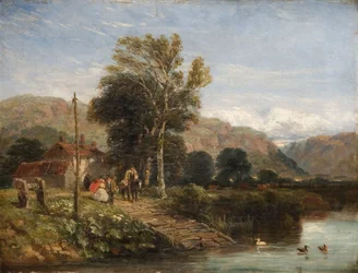Esperando el ferry, 1845