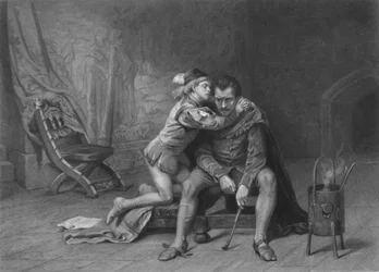 Príncipe Arturo y Hubert Rey Juan