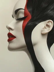 Perfil de belleza atrevida