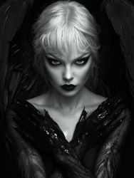 Retrato de un ángel oscuro