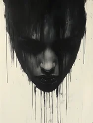 Retrato oscuro y lúgubre
