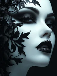 Belleza floral oscura