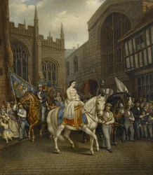 Procesión de Lady Godiva, Coventry, 1867