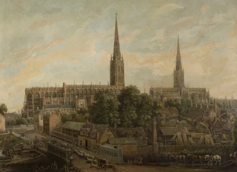 Calle Priory, Coventry, 1861