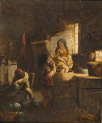 Haciendo chucrut, c.1859