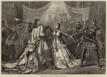 Escena de Il Talismano, en el Teatro Drury Lane