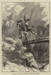 Escena de La dama del lago, en el Teatro Drury Lane