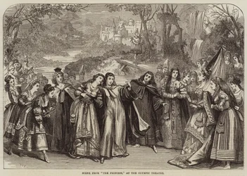 Escena de La Princesa, en el Teatro Olímpico