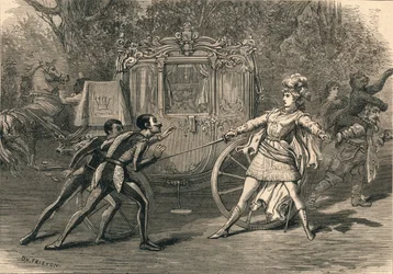 Escena de la Pantomima de Covent Garden, 1878