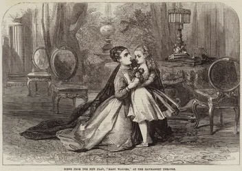 Escena de la Nueva Obra, Mary Warner, en el Teatro Haymarket