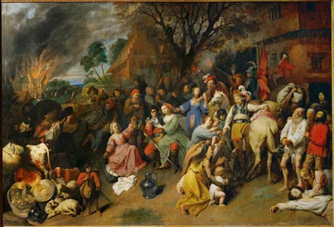 Sufrimientos de los agricultores (pintura sobre lienzo)