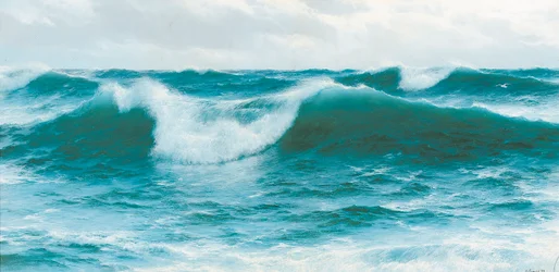 Olas rompiendo, 1892