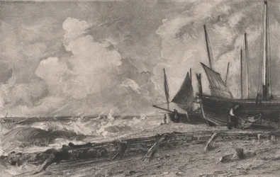 Una playa, 1830
