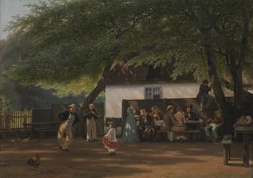 Una fiesta de café en la casa de un guardabosques