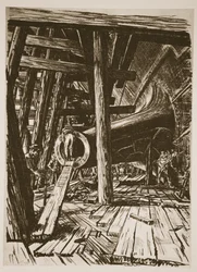 Un soporte de eje, ilustración de 