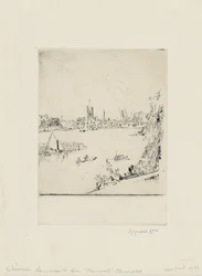 Hammersmith desde Thamescote, Chiswick Mall