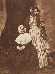 Sra. Anne Rigby y Lady Elizabeth Eastlake, 1843-47, impreso c. 1916