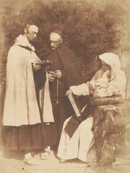 William Borthwick Johnstone, William Leighton Leitch y David Scott como Los Monjes de K., 1843-47