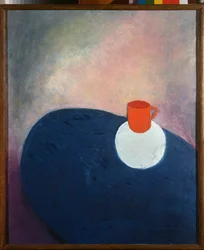 Una taza roja