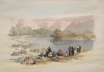 Orillas del Jordán, 1839