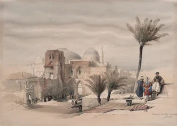Iglesia del Santo Sepulcro, Jerusalén, 1839