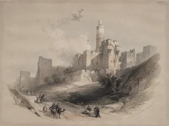 Ciudadela de Jerusalén, fuera de los muros, Torre de David