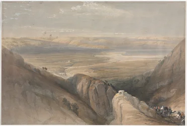 Descenso desde el valle del Jordán