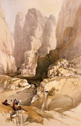 Entrada a Petra, 10 de marzo de 1839, placa 98 del Volumen III de 