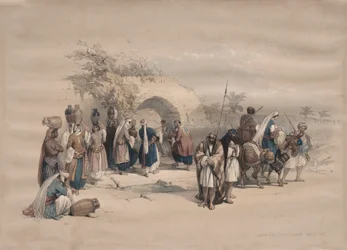 Fuente de la Virgen, Nazaret, 1839