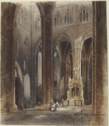Interior de la catedral de Amiens