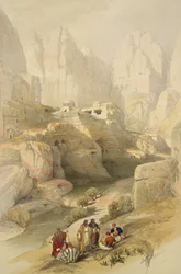Petra, 10 de marzo de 1839, lámina 104 del Volumen III de 