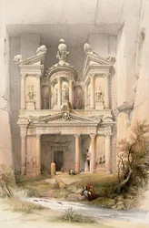 Petra, 7 de marzo de 1839, lámina 92 del Volumen III de 