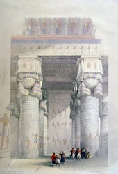 Pórtico del Templo de Dendera